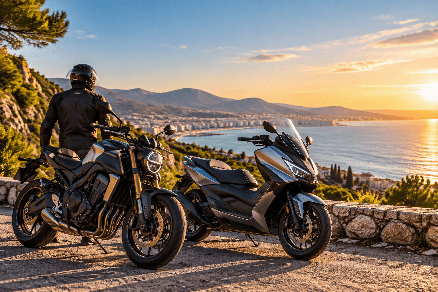Moto et scooter en location avec option d'achat (LOA) chez Groupe Bruschet